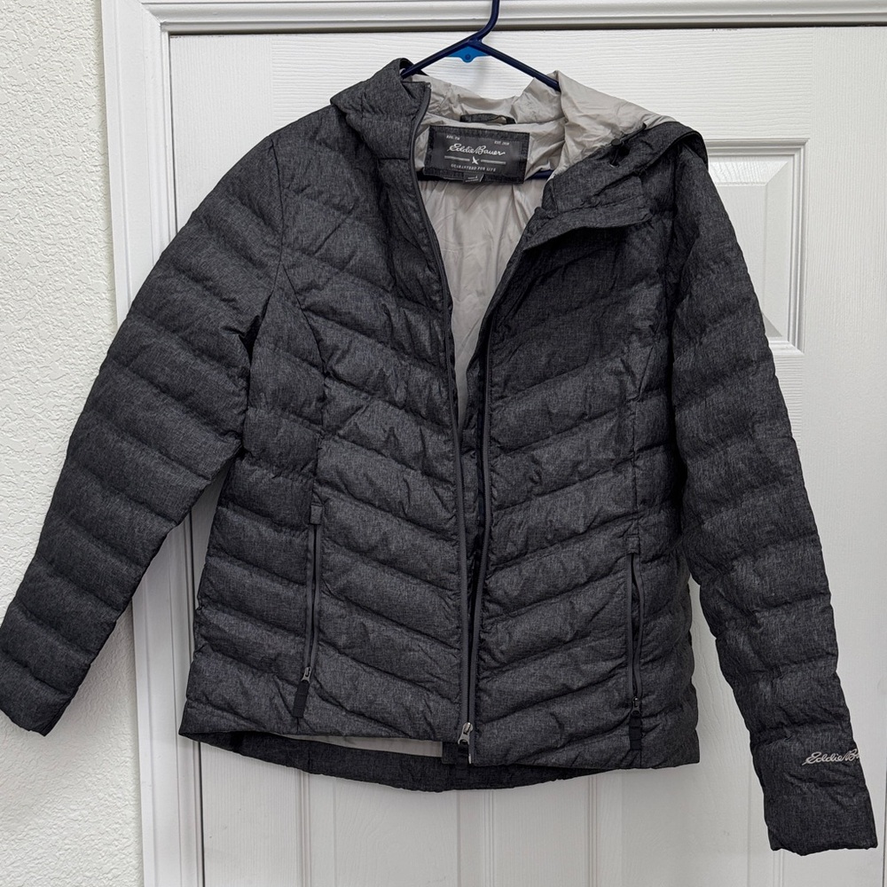 Eddie Bauer Women's Charcoal Puffer Jacket
